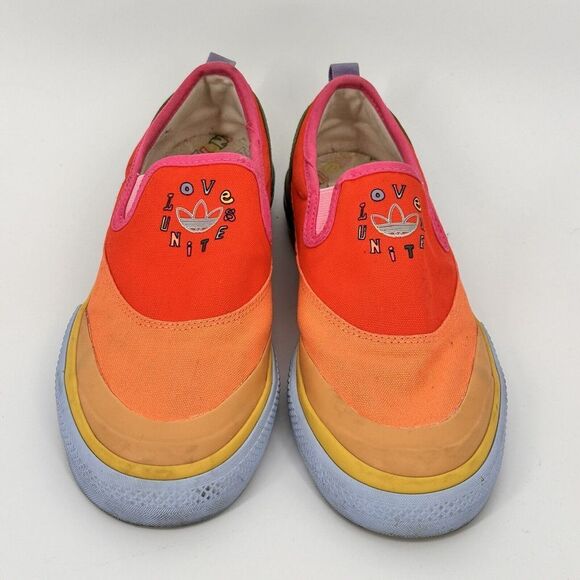 Adidas “Love Unites” Pride Shoes Unisex size 5.5) Retails for‎ $95 Low Sneakers - Picture 2 of 16
